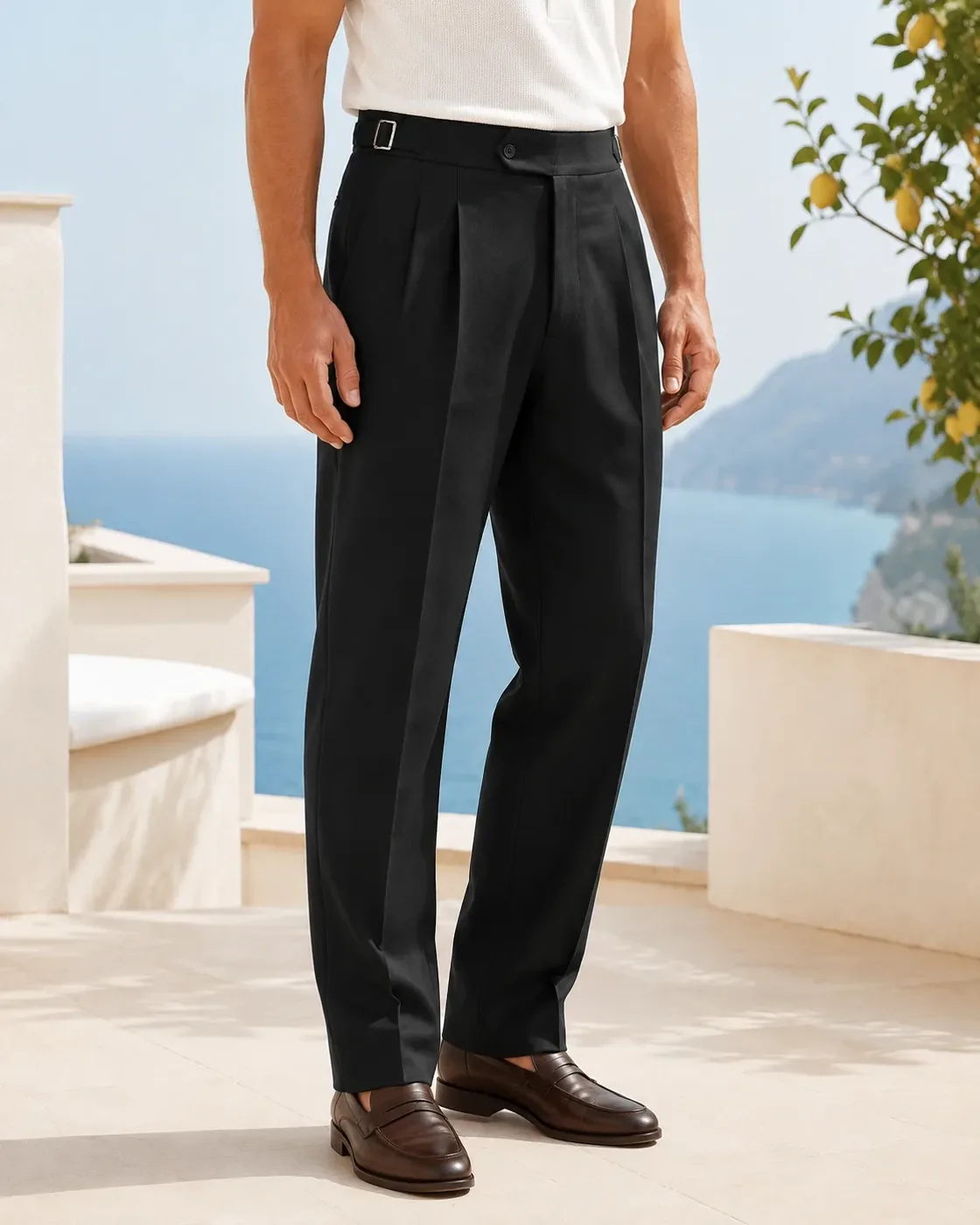 Pleated trousers