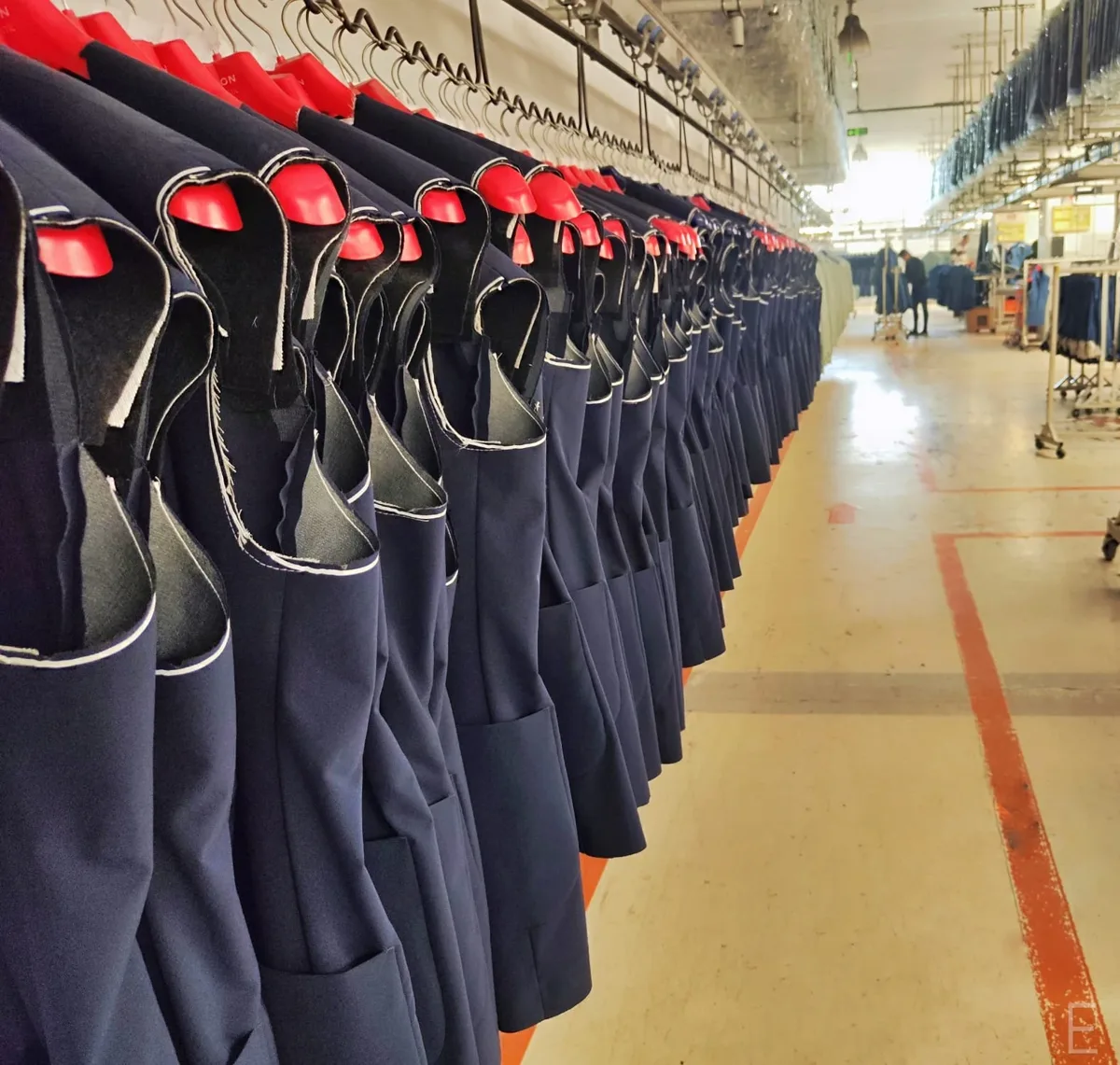 Inside Erkon Tekstil's garment production facility